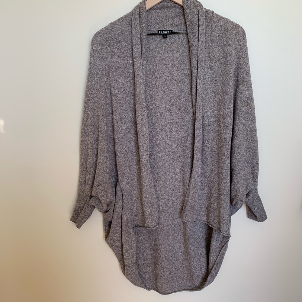 Express open cardigan